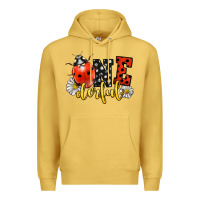 Antique Gold onederful wonderful ladybug Premium Hoodie - LillyAllenDesigns