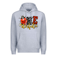 Heather Grey onederful wonderful ladybug Premium Hoodie - LillyAllenDesigns