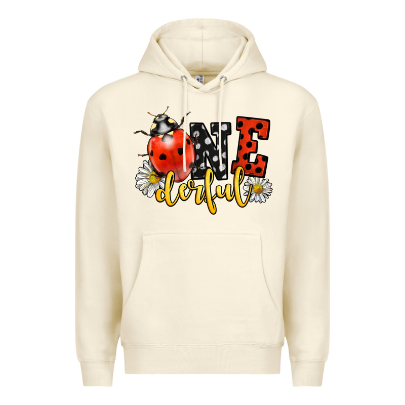 Onederful Wonderful Ladybug Premium Hoodie by LillyAllenDesigns | Teevron