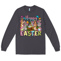 Smoke Happy Easter bunnys Long Sleeve Tee - OliviaCreatesArt