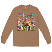 Toasted Coconut Happy Easter bunnys Long Sleeve Tee - OliviaCreatesArt