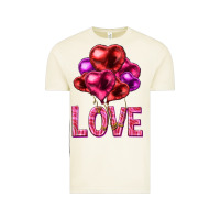 Vintage Arctic Love heart balloons Valentine's Day Vintage Tee - HowdyJamesFarm