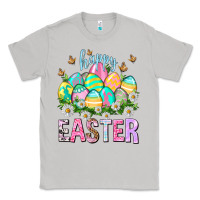 Moon Dust Happy Easter with eggs Easter Day Classic Tee - HowdyJamesFarm