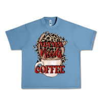 Pebble Blue Mama needs coffee Mother's Day Urban Heavy Tee - CowGirlArtShop