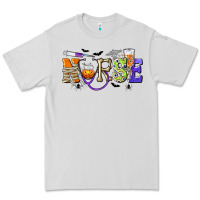 Dove Grey Halloween Nurse Premium Tee - texasbilliewilder