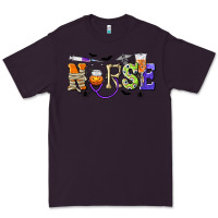 Plum Halloween Nurse Premium Tee - texasbilliewilder
