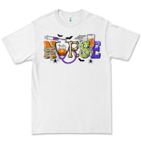 White Halloween Nurse Premium Tee - texasbilliewilder