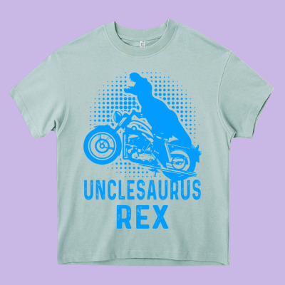 Unclesaurus Rex Heavy Core Tee Designed By Bettercallsaul