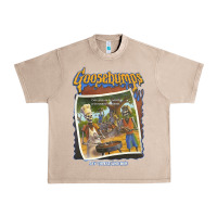 French Oak R.L. Stine Goosebumps Halloween Say Cheese And Die Urban Heavy Tee - longCreatives