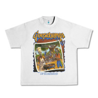 Lunar Rock R.L. Stine Goosebumps Halloween Say Cheese And Die Urban Heavy Tee - longCreatives