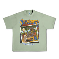 Oil Green R.L. Stine Goosebumps Halloween Say Cheese And Die Urban Heavy Tee - longCreatives