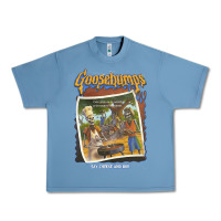 Pebble Blue R.L. Stine Goosebumps Halloween Say Cheese And Die Urban Heavy Tee - longCreatives