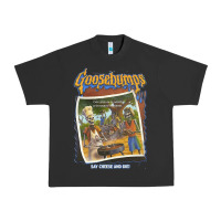 Pigment Black R.L. Stine Goosebumps Halloween Say Cheese And Die Urban Heavy Tee - longCreatives