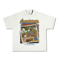 Pistachio R.L. Stine Goosebumps Halloween Say Cheese And Die Urban Heavy Tee - longCreatives