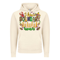 Vintage Artic ı have boundary issues mardi gras olivia Vintage Hoodie - OliviaCreatesArt