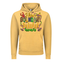 Vintage Mustard ı have boundary issues mardi gras olivia Vintage Hoodie - OliviaCreatesArt