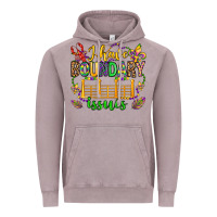 Vintage Zinc ı have boundary issues mardi gras olivia Vintage Hoodie - OliviaCreatesArt