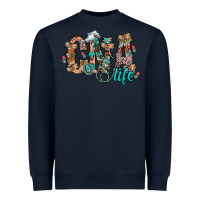 Navy cna life Heavyweight Sweatshirt - RacoonDesign