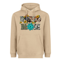 Mushroom western rodeo bullfighter mom turquoise gemstones  sunflowers Heavyweight Hoodie - BarkalooDesign