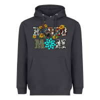 Smoke western rodeo bullfighter mom turquoise gemstones  sunflowers Heavyweight Hoodie - BarkalooDesign