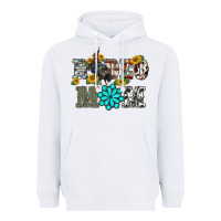 White western rodeo bullfighter mom turquoise gemstones  sunflowers Heavyweight Hoodie - BarkalooDesign