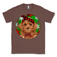 Chestnut Christmas Toy Poodle Classic Tee - RanaPortraitStore