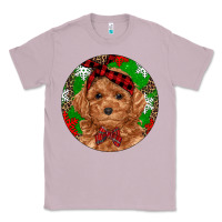 Lilac Christmas Toy Poodle Classic Tee - RanaPortraitStore