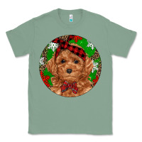 Sage Christmas Toy Poodle Classic Tee - RanaPortraitStore