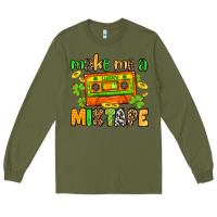Army Green Make me a mixtape St. Patrick's Day Long Sleeve Tee - OliviaCreatesArt