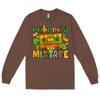 Chestnut Make me a mixtape St. Patrick's Day Long Sleeve Tee - OliviaCreatesArt