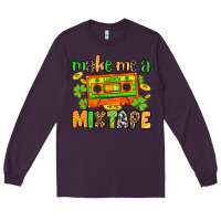 Plum Make me a mixtape St. Patrick's Day Long Sleeve Tee - OliviaCreatesArt