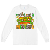 White Make me a mixtape St. Patrick's Day Long Sleeve Tee - OliviaCreatesArt
