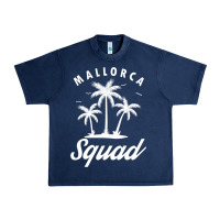 Navy Mallorca Squad Beach Summer Surfing Swimming Travel Vacation Urban Heavy Tee - longCreatives