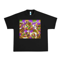 Black Mardi Gras with king cake tumbler Urban Heavy Tee - HowdyJamesFarm
