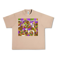 Burro Mardi Gras with king cake tumbler Urban Heavy Tee - HowdyJamesFarm