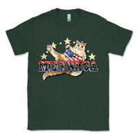 Sports Green Meowica cat 4th of july Classic Tee - HowdyJamesFarm