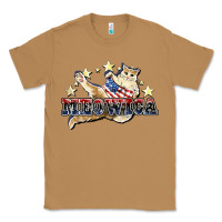 Toasted Coconut Meowica cat 4th of july Classic Tee - HowdyJamesFarm