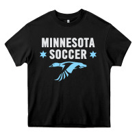 Black Minnesota Soccer Fan Gear  FC , United T Heavy Core Tee - longCreatives