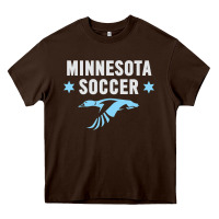 Chocolate Brown Minnesota Soccer Fan Gear  FC , United T Heavy Core Tee - longCreatives