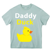 Arona Funny Daddy Duck Rubber Duck Heavy Core Tee - longCreatives