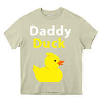 Mossy Funny Daddy Duck Rubber Duck Heavy Core Tee - longCreatives