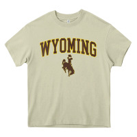 Mossy Womens Wyoming Cowboys Apparel Fan Favorite Arch Heavy Core Tee - longCreatives