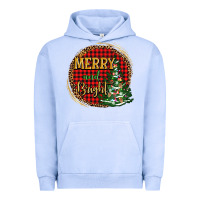 Pigment Grape Ice merry and bright christmas tree Urban Hoodie - AdoDesignShop