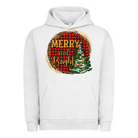 Pigment Lunar Rock merry and bright christmas tree Urban Hoodie - AdoDesignShop