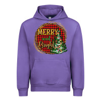 Tulip merry and bright christmas tree Urban Hoodie - AdoDesignShop