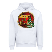 White merry and bright christmas tree Urban Hoodie - AdoDesignShop