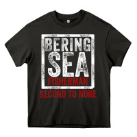 Asphalt Bering Sea Fisherman second to none dutch harbor Alaska Heavy Core Tee - longCreatives