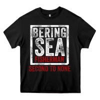 Black Bering Sea Fisherman second to none dutch harbor Alaska Heavy Core Tee - longCreatives