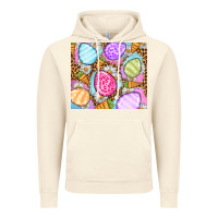 Vintage Artic Easter eggs daisies carrots Vintage Hoodie - OliviaCreatesArt