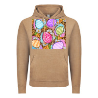 Vintage Coffee Easter eggs daisies carrots Vintage Hoodie - OliviaCreatesArt